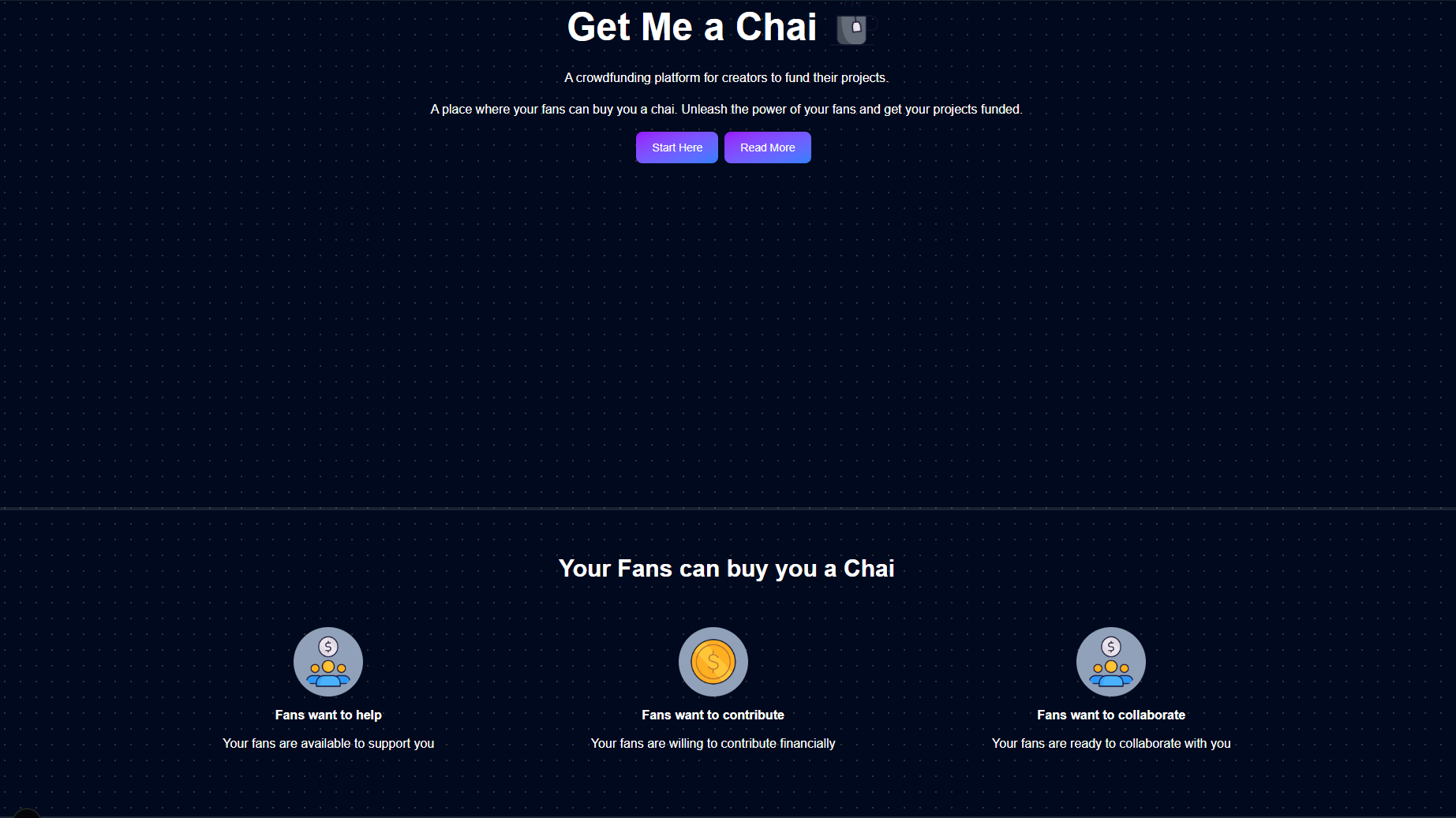 GetMeChai – Creator Donation Platform (On Going) screenshot 1